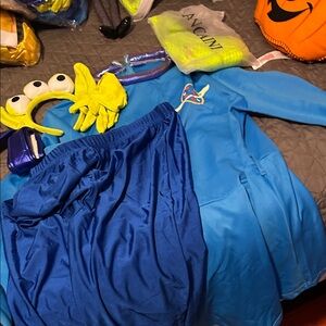 Disney Blue and Yellow Alien Costume Set